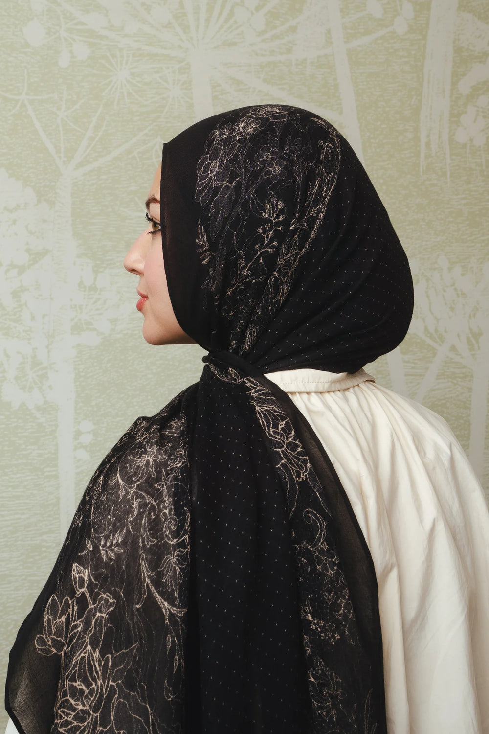 Rose Macaron Elegance Scarf